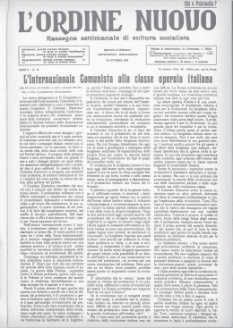 n. 19 del 30/10/1920