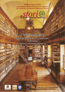 Scarica l`opuscolo e il programma