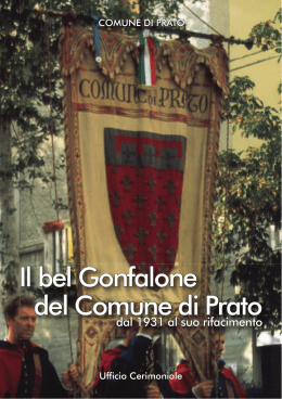 Il bel Gonfalone del Comune di Prato - Po-Net