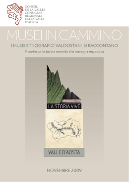 musei in cammino - Comune di Etroubles
