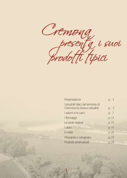 Scarica la brochure dei prodotti tipici