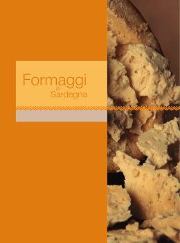 opuscolo formaggio - Sardegna Agricoltura
