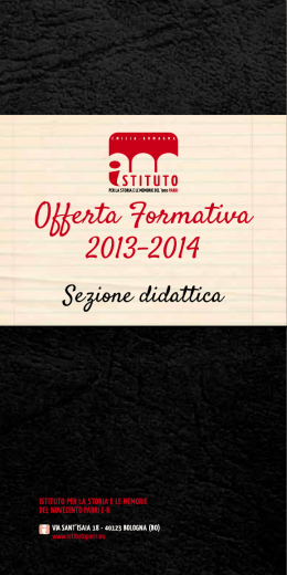 Offerta Formativa 2013-2014