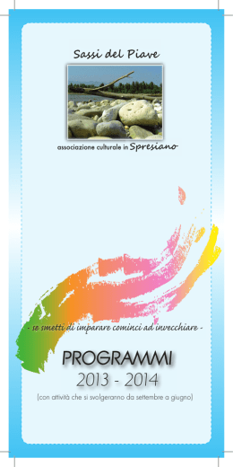 opuscolo 2013.indd