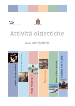 Opuscolo didattica as 2014-15