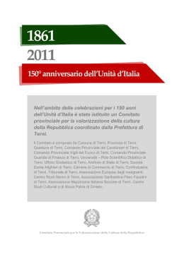 Iniziative promosse direttamente dalle