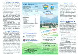 opuscolo protezione civile