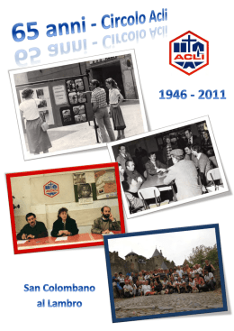 opuscolo 65esimo - Il Borgo Notizie