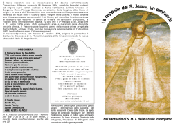Opuscolo Santo Jesus - Parrocchia Santa Maria Immacolata delle
