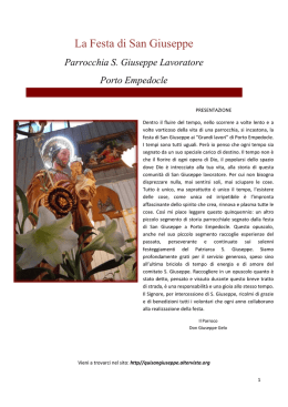 Storia della Festa - San Giuseppe Lavoratore