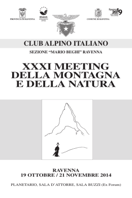 opuscolo - CAI Sezione di Ravenna