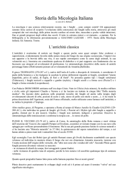 Storia della Micologia Italiana