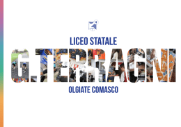 Opuscolo presentazione indirizzi