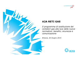 Presentazione A2A reti Gas