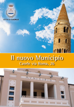 Opuscolo - Comune di Caorle