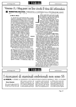 FIVET. On line circola il virus dei referendum