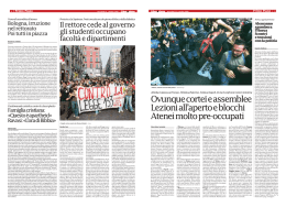 Alemanno sgombera il centro sociale Horus