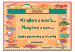 OPUSCOLO - ricettario