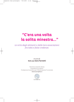 C`era una volta la solita minestra.. - Lega Italiana per la Lotta contro i
