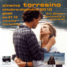 scarica l`opuscolo - the MOVIE connection