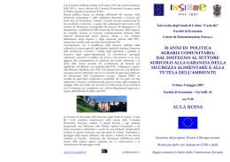 Opuscolo in stile classico - Universit&agrave; degli Studi di Urbino