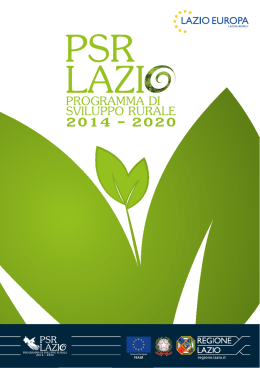 introduzione alle misure del psr lazio 2014-2020
