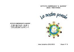 opuscolo poesie per sito - Istituto Comprensivo G. Mazzini Erice