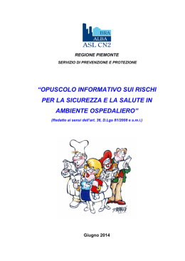 Opuscolo informativo D.Lgs. 81-2008 e smi
