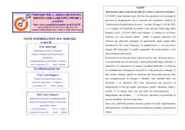 Note Informative - Azienda Ospedaliera S.Camillo