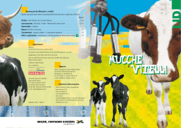 Benvenuti da Mucche e vitelli Questo opuscolo può