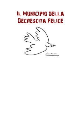 Il Municipio della Decrescita Felice