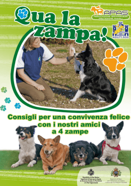 Scarica l`opuscolo "Qua la zampa" in PDF