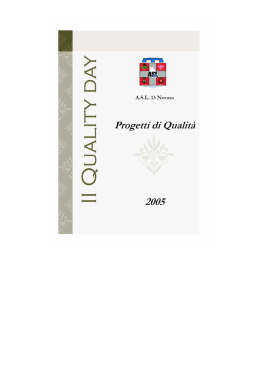 Opuscolo Quality Day