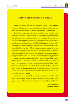 Opuscolo 50&deg; Anniversario ANMI Gruppo di Salerno