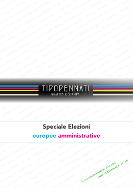 Speciale Elezioni - TIPOPENNATI – Grafica & Stampa