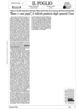 Il ridicolo pasticcio degli opuscoli Unar