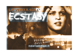 Opuscolo La Verit&agrave; sull`Ecstasy