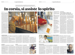 In corsia, si assiste lo spirito