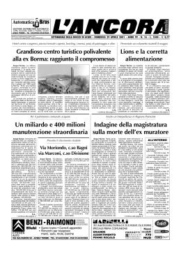 Numero 16 - L`ANCORA edicola