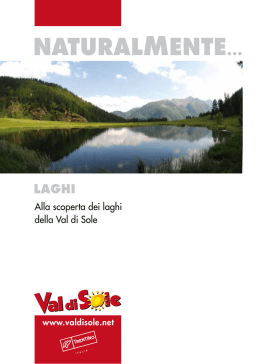 Naturalmente...LAGHI - Consorzio Turistico Mezzana Marilleva