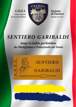 sentiero garibaldi - UOEI Sezione di Faenza