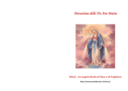 Mirys - Devozione delle Tre Ave Maria - MiryS