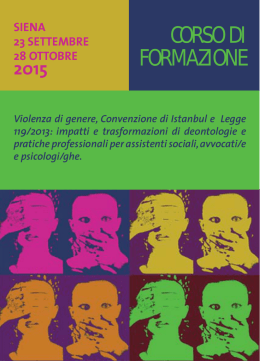 Opuscolo CORSO FORMAZIONE ultimo.indd