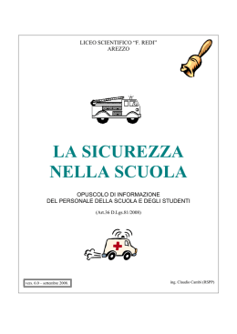Opuscolo informativo - Liceo scientifico Redi