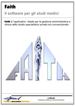 Consulta o Scarica la brochure informativa su Faith - e