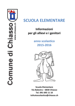 opuscolo informativo