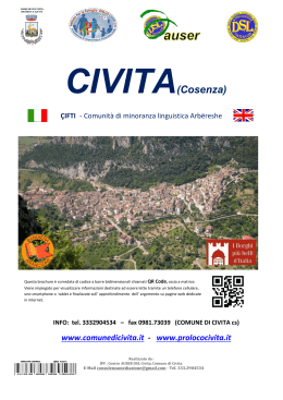 Scarica il pdf dell`opuscolo relativo al comune di Civita