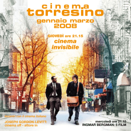 opuscolo  - the MOVIE connection