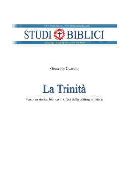 Giuseppe Guarino - La Trinità