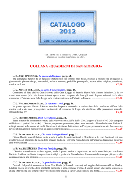 Scarica in formato pdf - Centro Culturale San Giorgio
